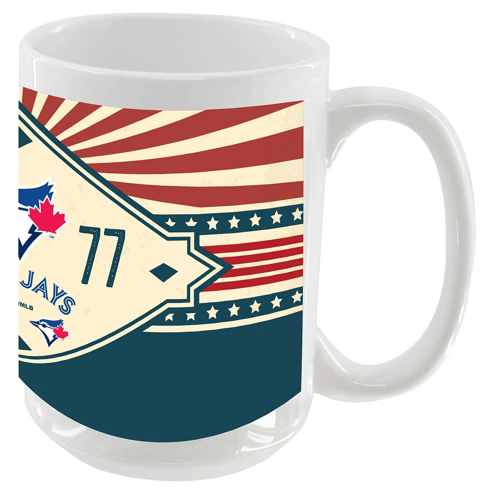 Tasse à losanges Americana de 15 oz des Blue Jays de Toronto