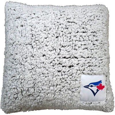 Oreiller Sherpa givré des Blue Jays de Toronto 16'' x 16''