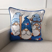 Coussin décoratif gnome des Blue Jays de Toronto 18" x 18"