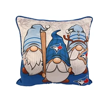 Coussin décoratif gnome des Blue Jays de Toronto 18" x 18"