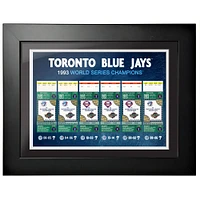 Toronto Blue Jays 1993 World Series Champions - 12'' x 16'' Ticket to History Frame