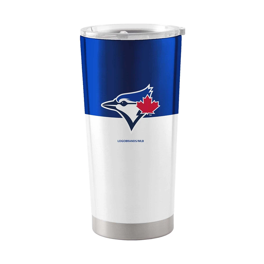 Blue Jays de Toronto 20 oz. Gobelet en acier inoxydable à blocs de couleurs