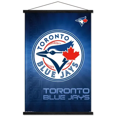 Toronto Blue Jays 24'' x 34.75'' Magnetic Framed Logo Poster