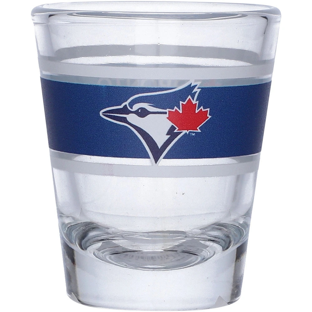 Blue Jays de Toronto 2 oz. Verre à liqueur à rayures