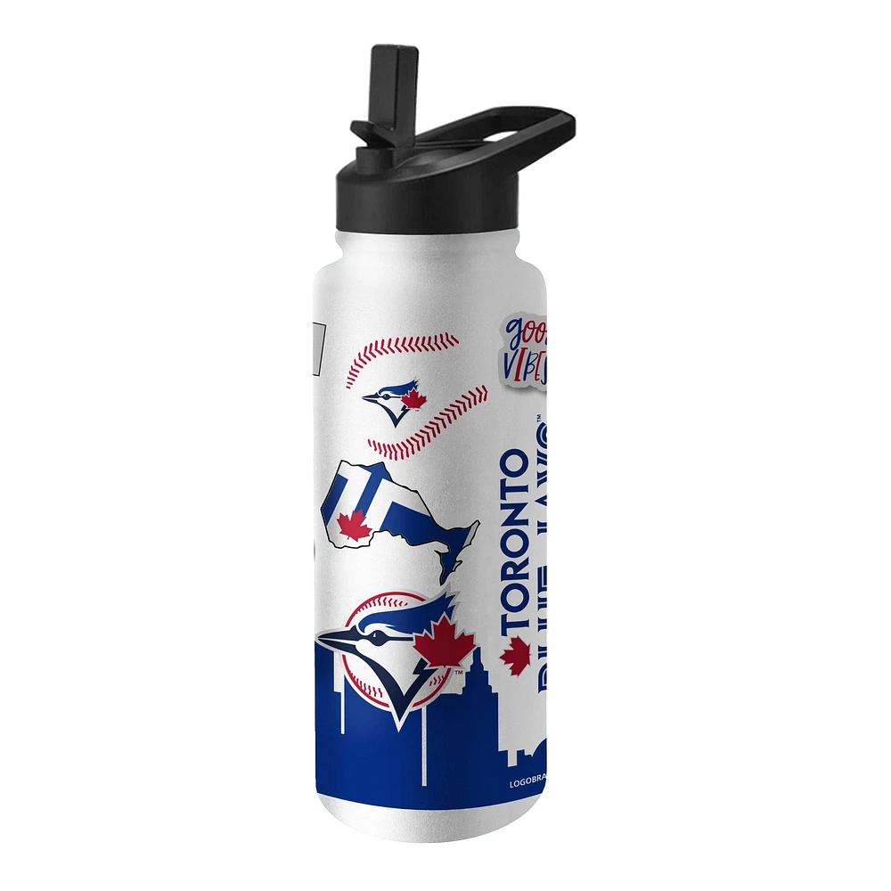 Blue Jays de Toronto 34 oz. Bouteille Quencher native