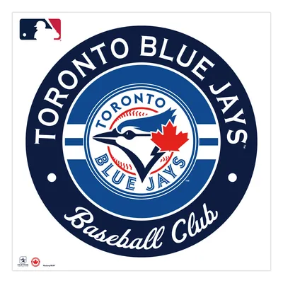 Autocollant mural repositionnable avec logo 36'' x 36'' des Blue Jays de Toronto