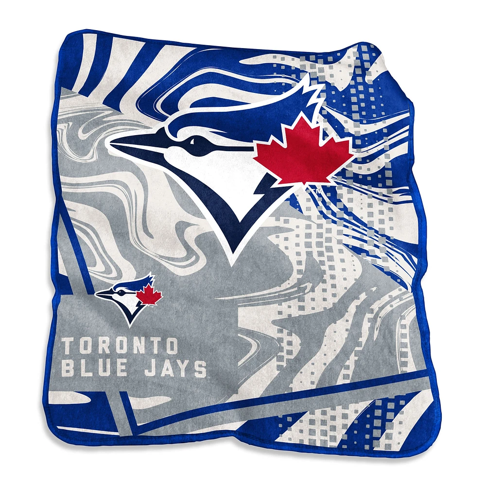 Toronto Blue Jays 50" x 60" Swirl Raschel Throw Blanket