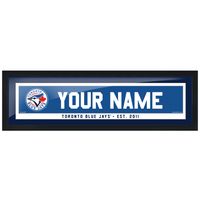 Toronto Blue Jays 6'' x 22'' Personalized Name Bar Frame