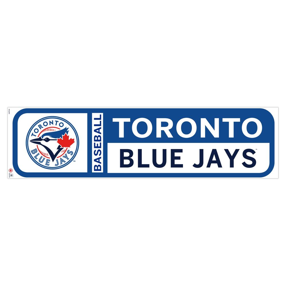 Toronto Blue Jays 90'' x 23'' Team Logo Repositionable Wall - Decal