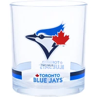 Toronto Blue Jays Banded Rocks Glass