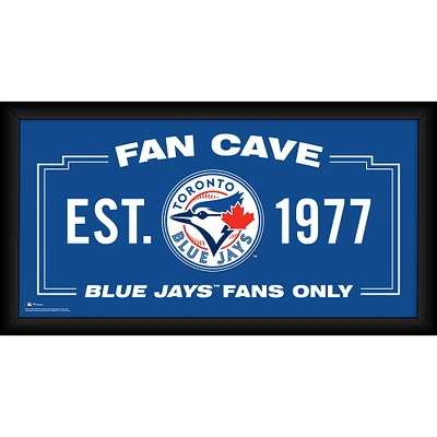 Toronto Blue Jays Framed 10" x 20" Fan Cave Collage