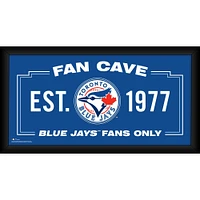 Toronto Blue Jays Framed 10" x 20" Fan Cave Collage