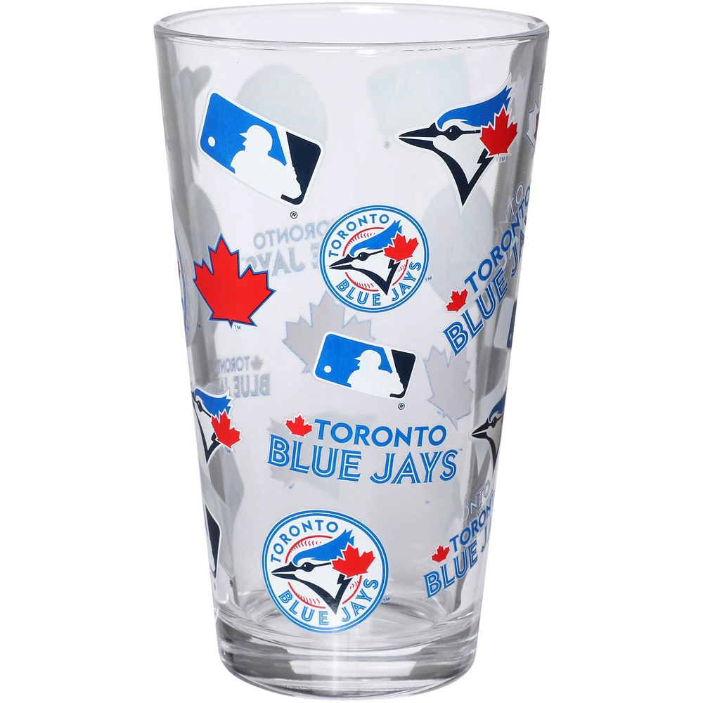 Lids Toronto Blue Jays Full Wrap Pint Glass