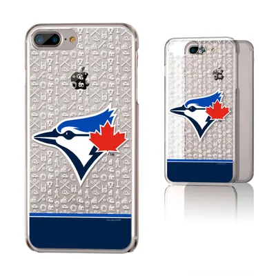 Toronto Blue Jays iPhone 6 Plus/6s Plus/7 Plus/8 Plus Stripe Clear Case