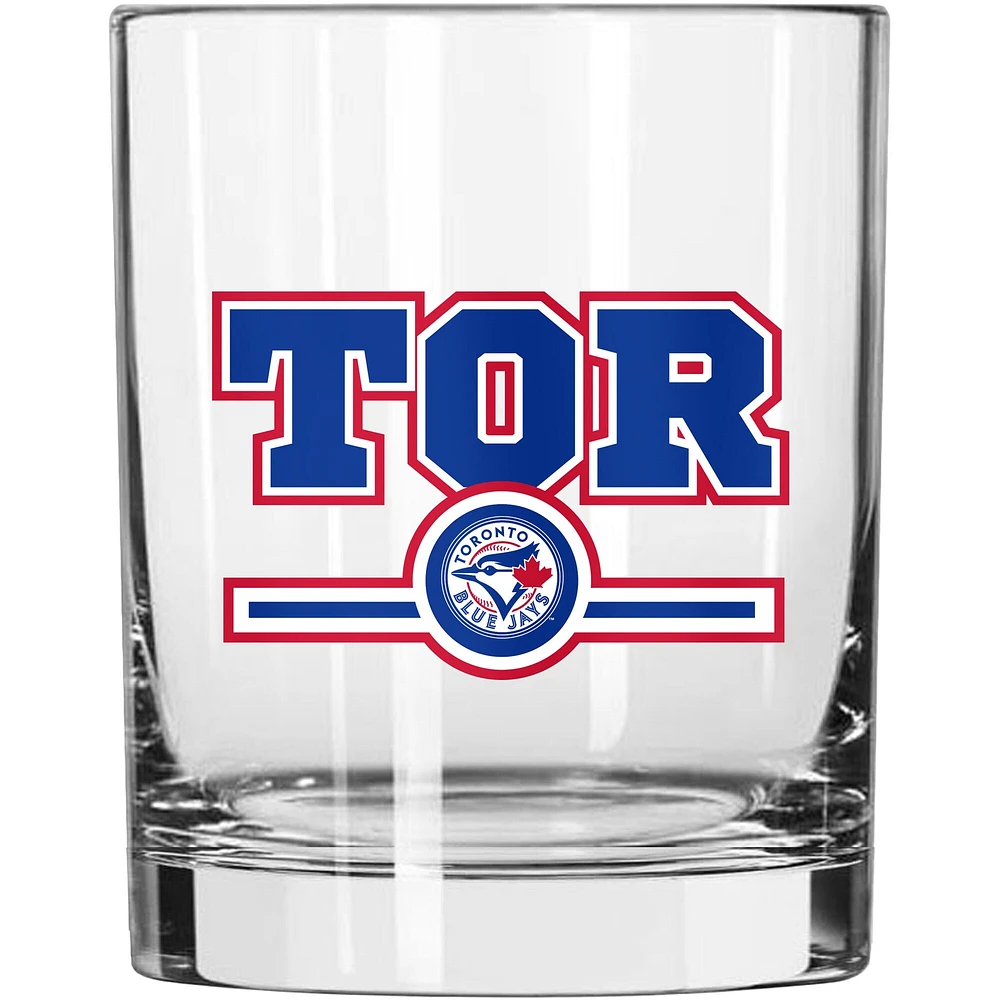 Lettreman des Blue Jays de Toronto 14 oz. Verre de roches