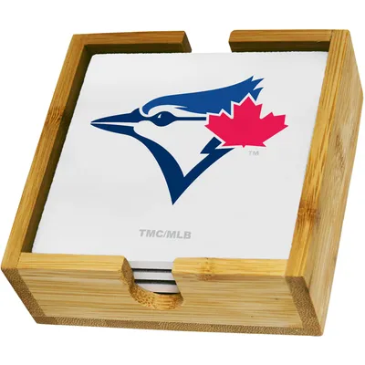 Toronto Blue Jays Team Logo Four-Pack Square Coaster Set