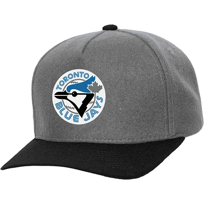 Casquette ajustable unisexe Mitchell & Ness grise des Blue Jays de Toronto Basic Coop Pro