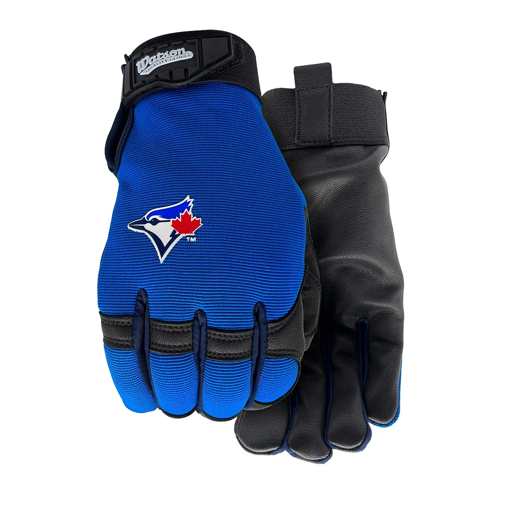 Gants Watson unisexes bleus haute performance pour adultes des Blue Jays de Toronto