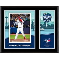 Plaque sublimée de 12" x 15" du match des étoiles de la MLB 2023 de Vladimir Guerrero Jr. des Blue Jays de Toronto