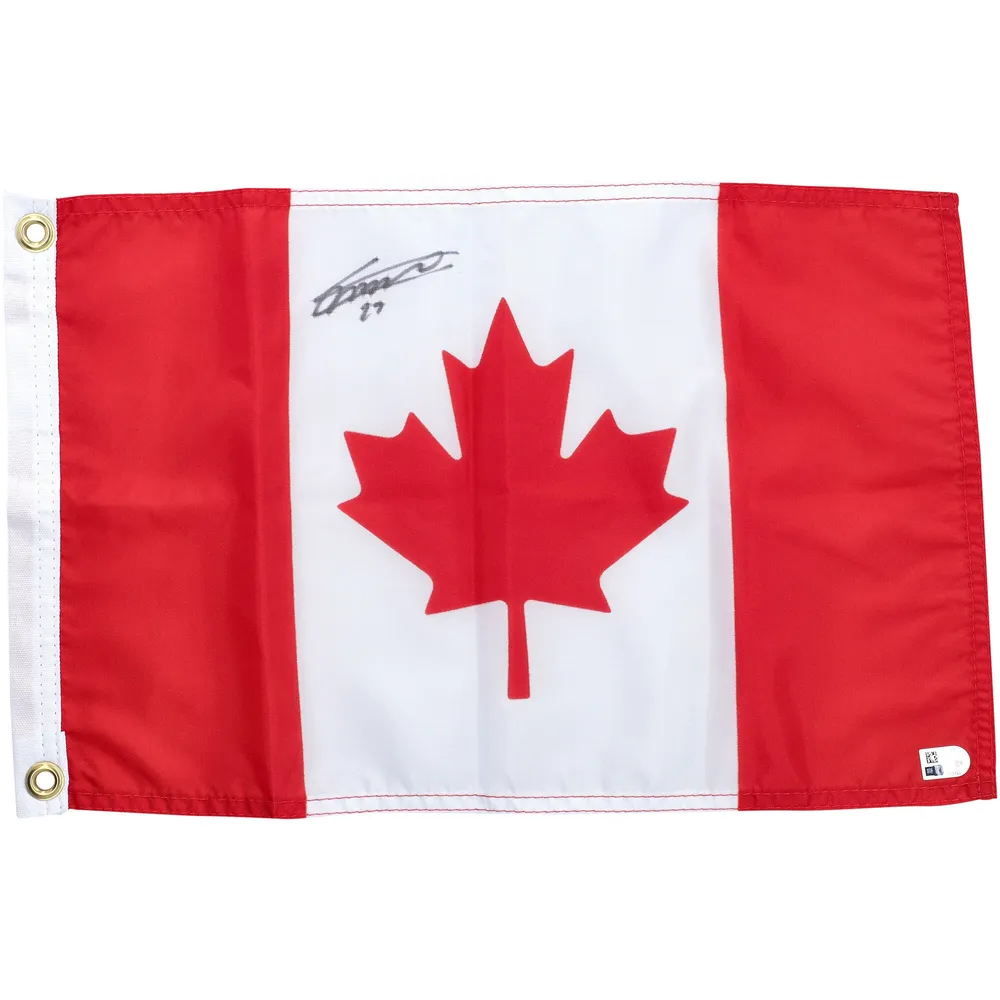 Lids Vladimir Guerrero Jr. Toronto Blue Jays Fanatics Authentic Autographed  12 x 18 Canada Flag