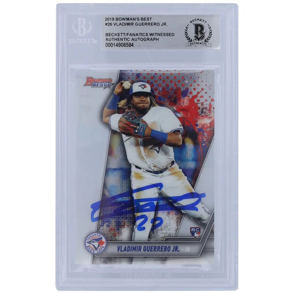 Lids Vladimir Guerrero Jr. Toronto Blue Jays Autographed 2019