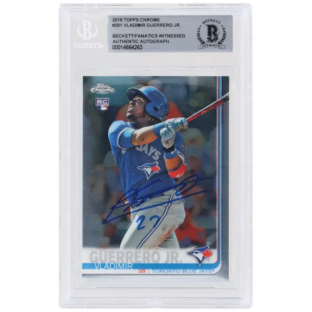 Lids Vladimir Guerrero Jr. Toronto Blue Jays Autographed 2018 Bowman Chrome  Prospects #BCP150 Beckett Fanatics Witnessed Authenticated Card