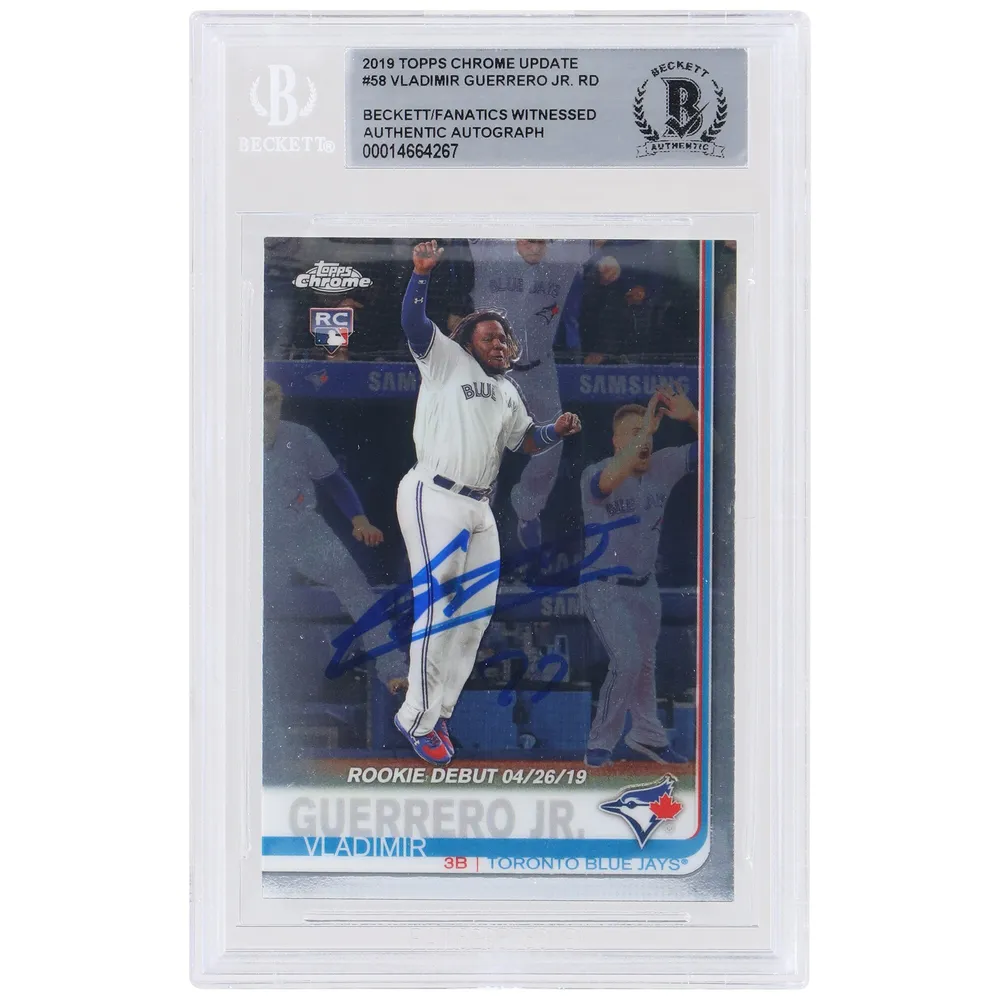 Vladimir Guerrero Jr. Toronto Blue Jays Topps Autographed 8 x 10