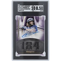 Vladimir Guerrero Jr. Toronto Blue Jays Autographed 2021 Topps Luminaries Purple #HK-VG #2/3 SGC Authenticated 8.5/10 Card