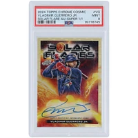 Vladimir Guerrero Jr. Toronto Blue Jays Autographed 2024 Topps Chrome Cosmic Superfractor #SFA-VG #1/1 PSA Authenticated 9 Card