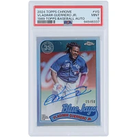 Vladimir Guerrero Jr. Toronto Blue Jays Autographed 2024 Topps Chrome Refractor #89CBA-VG #15/50 PSA Authenticated 9 Card