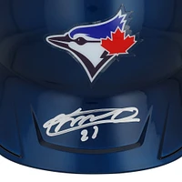 Réplique du casque de frappeur chromé autographié par Vladimir Guerrero Jr. des Blue Jays de Toronto