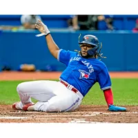 Vladimir Guerrero Jr. Autographed 16x20 - Batting