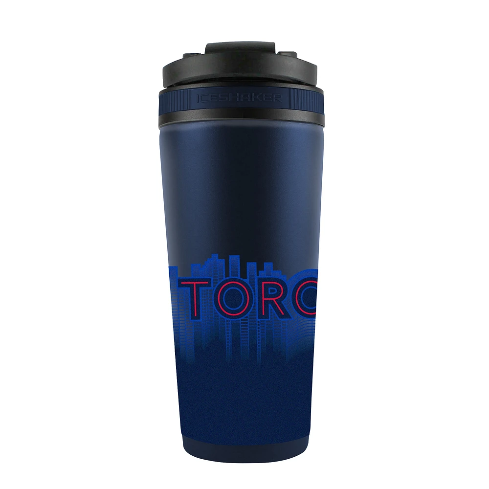 Bouteille shaker à glace en acier inoxydable 4D de 26 oz des Blue Jays de Toronto 2024 City Connect de WinCraft