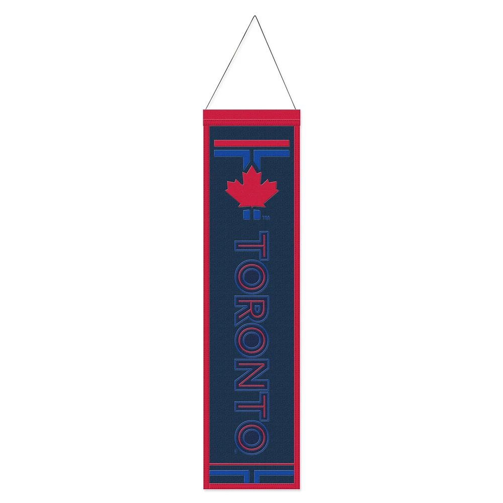 WinCraft Toronto Blue Jays 2024 City Connect Bannière en laine 8" x 32"