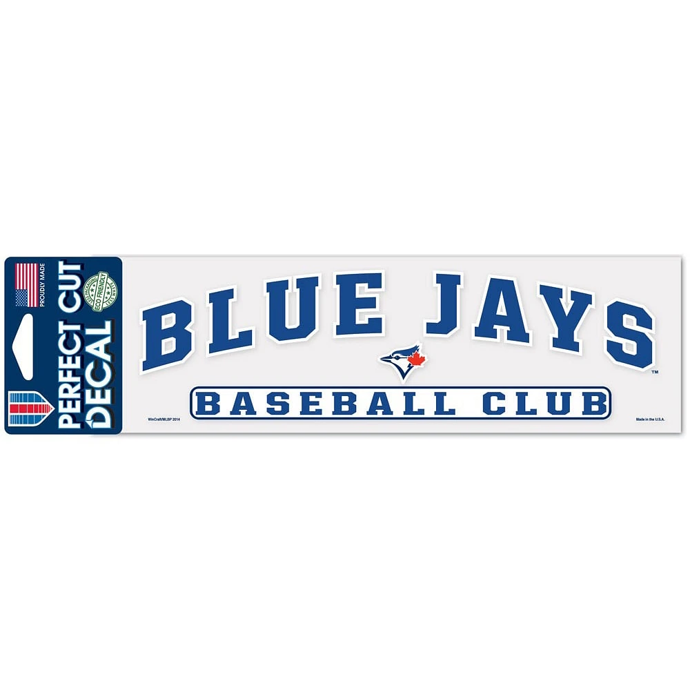 WinCraft Toronto Blue Jays 7,6 x 25,4 cm Arch Perfect Cut Decal