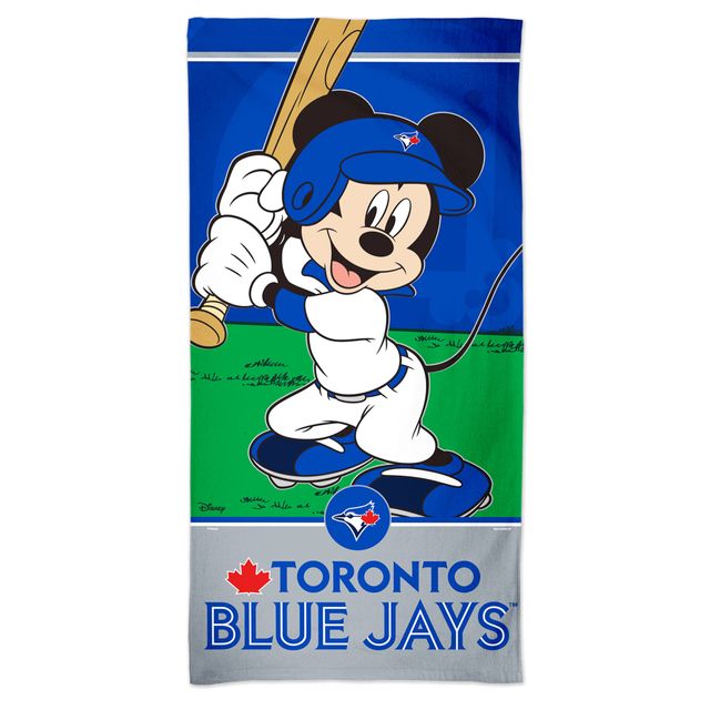 Serviette de plage WinCraft Toronto Blue Jays 30'' x 60'' Disney Spectra