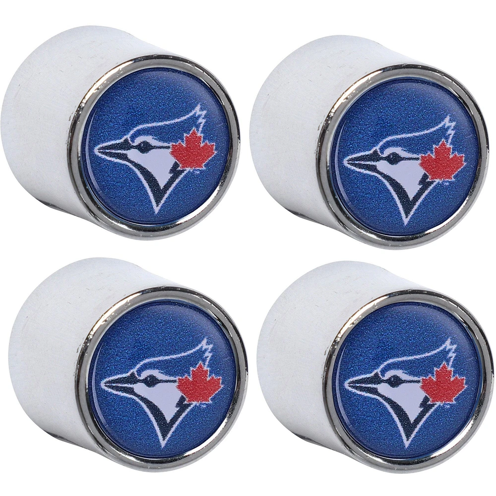 WinCraft Toronto Blue Jays Lot de 4 couvercles de tige de valve