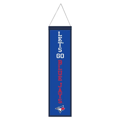 WinCraft Toronto Blue Jays 8'' x 32'' Wordmark Logo - Banner