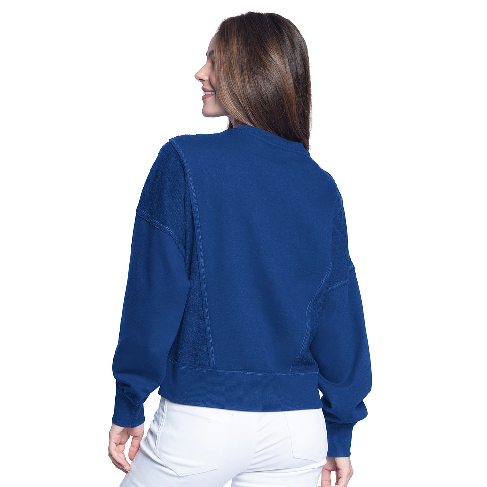 Women's G-III 4Her by Carl Banks  Royal Toronto Blue Jays Sharp Turn Pullover Sweatshirt
