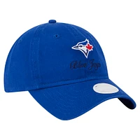 Women's New Era  Royal Toronto Blue Jays Preppy Team 9TWENTY Adjustable Hat