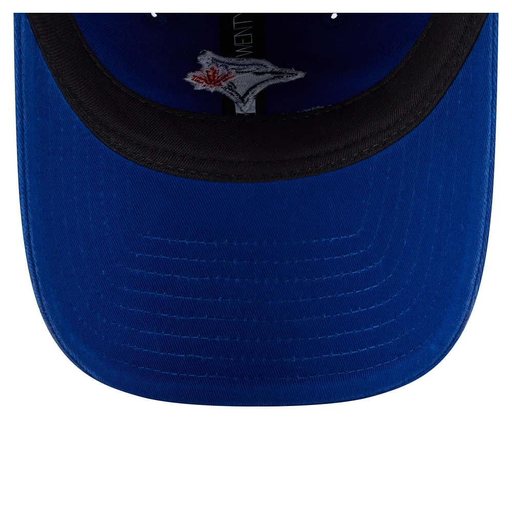 Women's New Era  Royal Toronto Blue Jays Preppy Team 9TWENTY Adjustable Hat