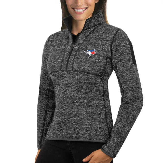 Women's Antigua Los Angeles Dodgers Fortune Midweight Pullover