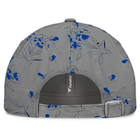 Casquette ajustable à fleurs fondamentales des Blue Jays de Toronto Fanatics pour femmes, gris