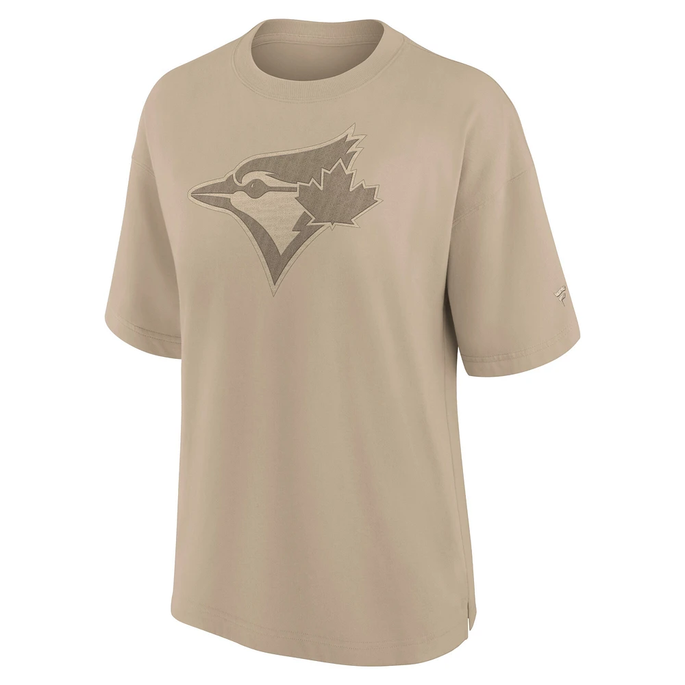T-shirt surdimensionné Fanatics kaki pour femme des Blue Jays de Toronto