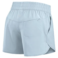 Women's Fanatics Powder Blue Toronto Jays Studio Woven Gym Shorts