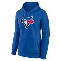 Women's Fanatics Royal Toronto Blue Jays Logo Pullover Hoodie