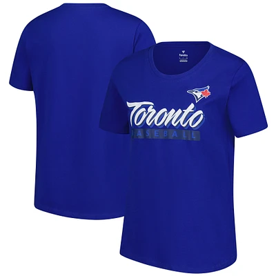 Women's Fanatics Royal Toronto Blue Jays Risk T-Shirt