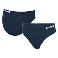 Women's G-III 4Her by Carl Banks Navy Toronto Blue Jays Southpaw Swim Bottom
