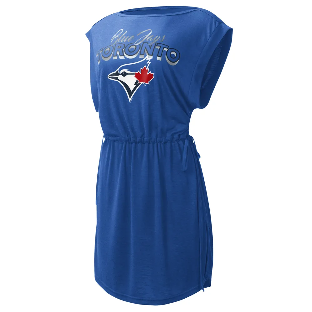G-III 4Her by Carl Banks Women's G-III 4Her by Carl Banks Royal Toronto Blue  Jays GOAT Swimsuit - Cover-Up Dress