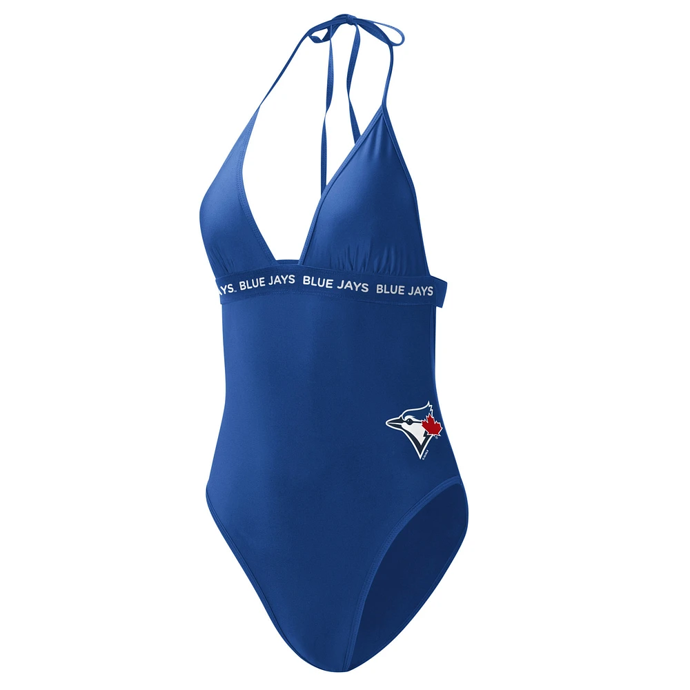 Women's G-III 4Her by Carl Banks Royal Toronto Blue Jays One-Piece - Swimsuit